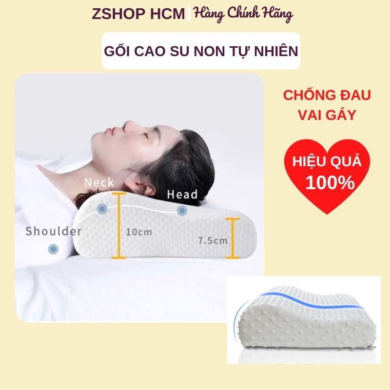 Nệm Đỡ Đầu Cao Su Non Trị Liệu Cho Người Lớn