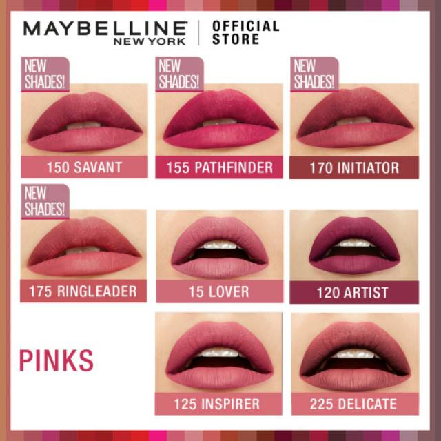(hàng Mới Về) Son Môi Dạng Lỏng Maybelline Lên Màu Đẹp | BigBuy360 - bigbuy360.vn