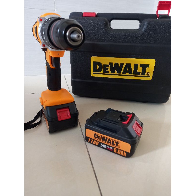 MÁY khoan pin dewalt 118v chính hãng pin trâu 10cell . 3 chức năng máy không chổi than