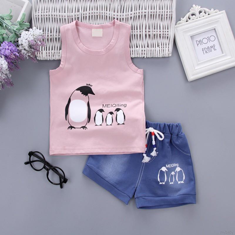 Set Áo Thun &amp; Quần Short Cho Bé