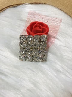 Cài áo đá vuông. KT 3x3cm