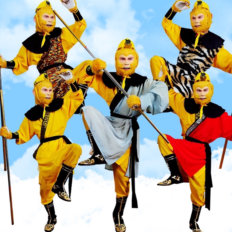 Set trang phục cosplay Tôn Ngộ Không - phim Tây Du Ký hàng chuẩn cao cấp.