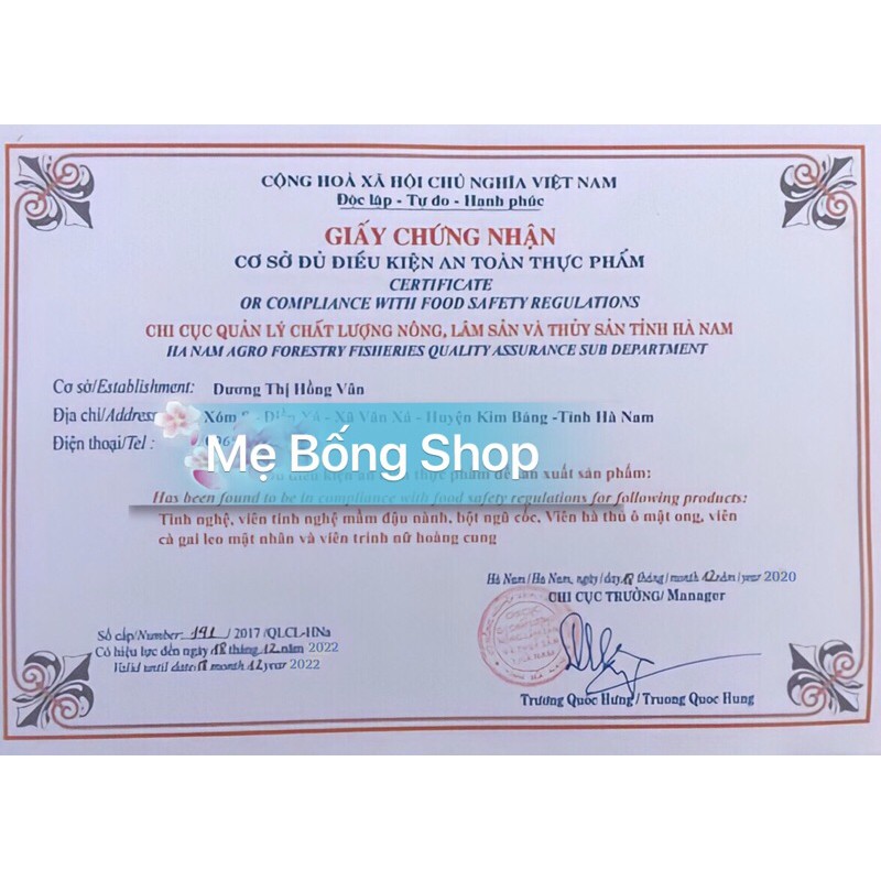 1kg viên tinh nghệ mật ong, sữa ong chúa, dầu dừa(có phiếu kiểm định)_Shop Mẹ Bống | BigBuy360 - bigbuy360.vn