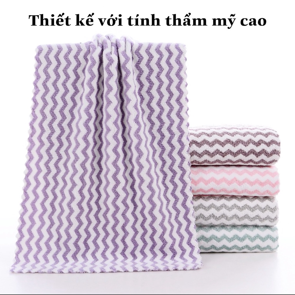 Khăn mặt hàn quốc, khăn mặt cotton mềm mịn thấm nước