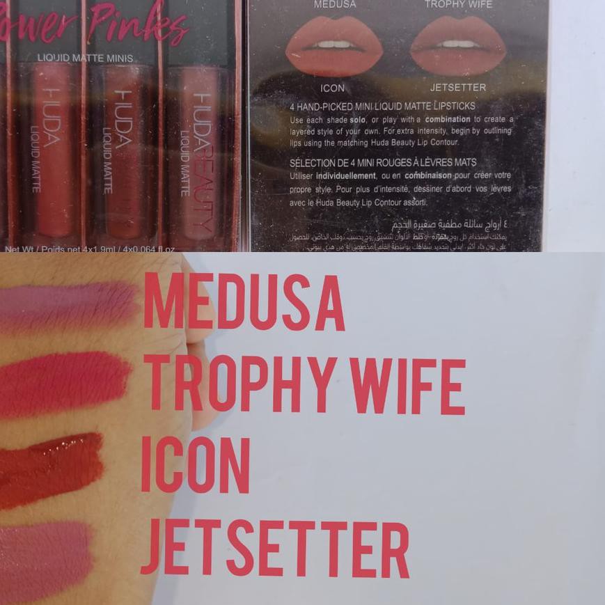 (Hàng Mới Về) Son Kem Lì Huda Beauty 4 Trong 1 Chất Lượng Cao | BigBuy360 - bigbuy360.vn