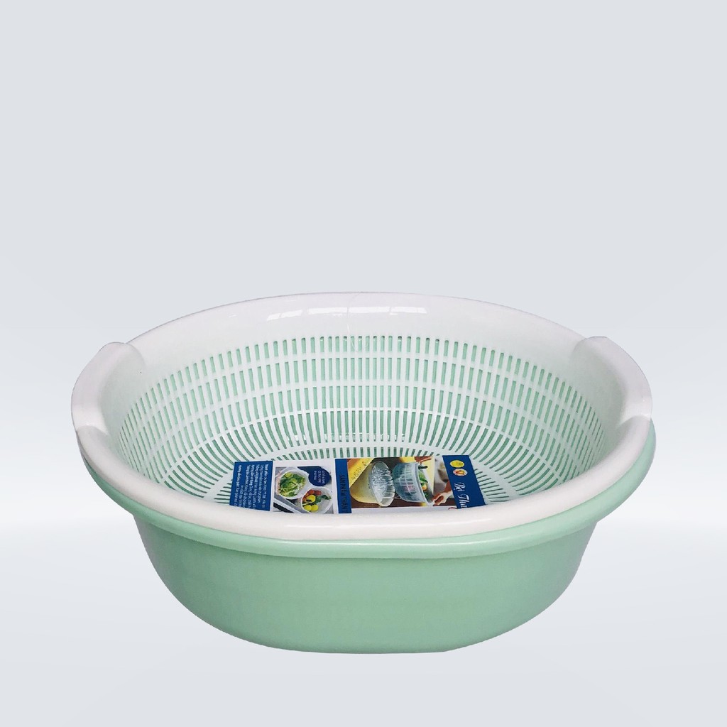 Bộ rỗ thau Oval TỰ LẬP TL380 - 33x29X12.5CM