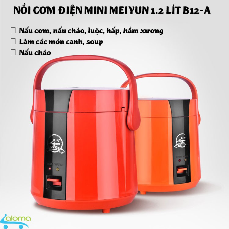 Nồi cơm điện mini 1.2L Meiyun B12-A nấu cơm hâm nóng nấu cháo hầm xương