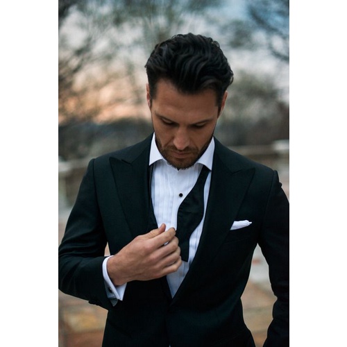 Phụ Kiện Vest Cummerbund - Đai Quấn Eo Vest + nơ tự thắt cao cấp