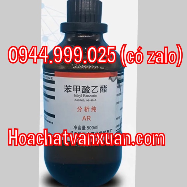 Hóa chất Ethyl benzoate CAS 93-89-0 C9H10O2 chai 500ml
