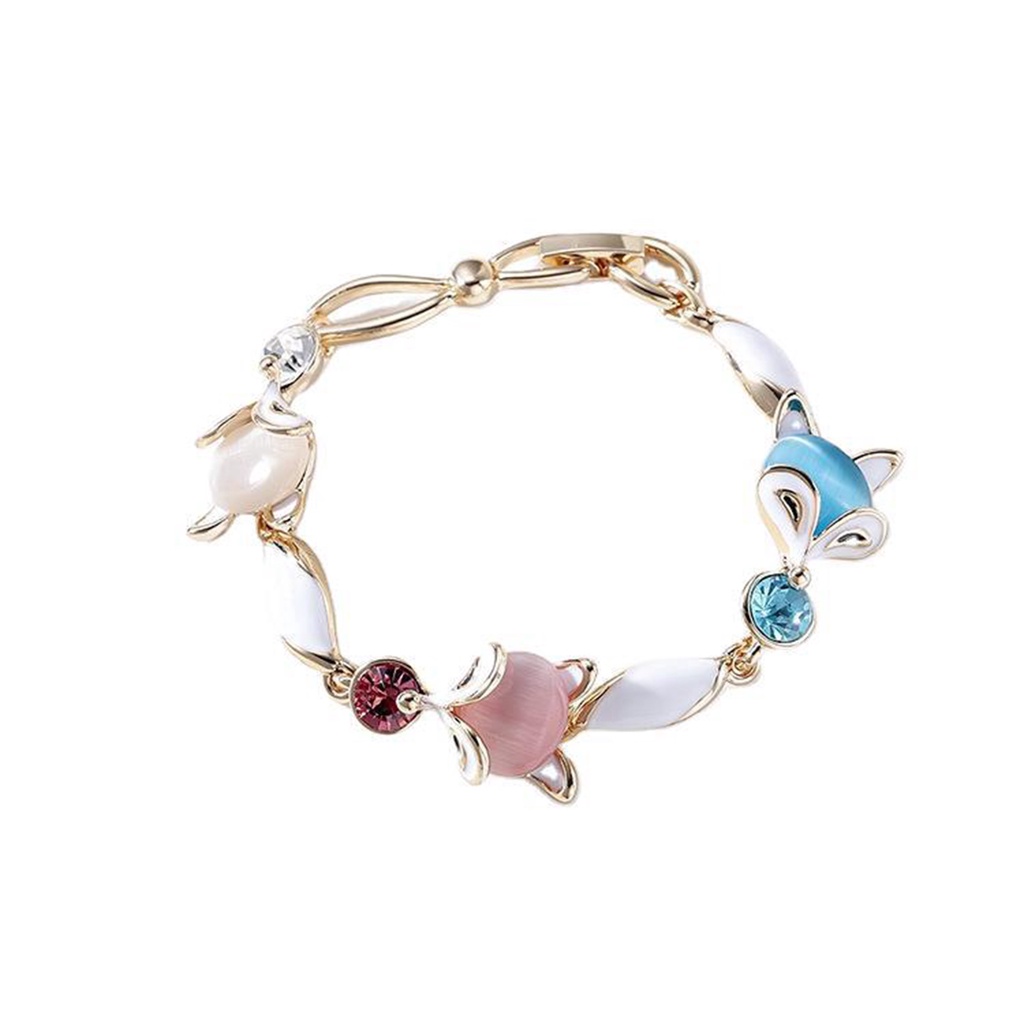 Vòng Tay Đá Opal Và Kim Cương Sáng Tạo ME