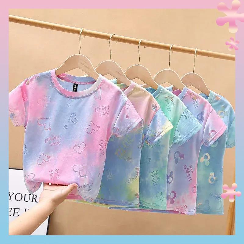 Áo Thun Tay Ngắn In Họa Tiết Thời Trang Mùa Hè Mới Dành Cho Bé Trai Và Bé Gái 2022