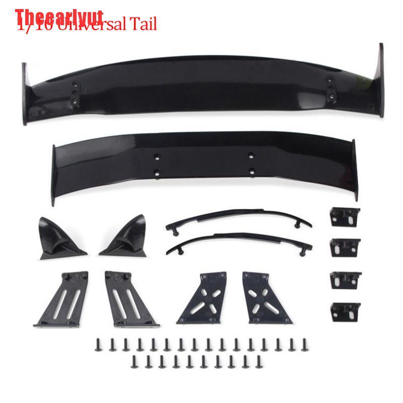 Theearlyut 1/10 RC car Accessories Parts 1/10 RC Drift Car Wing Series Plastic Spoiler