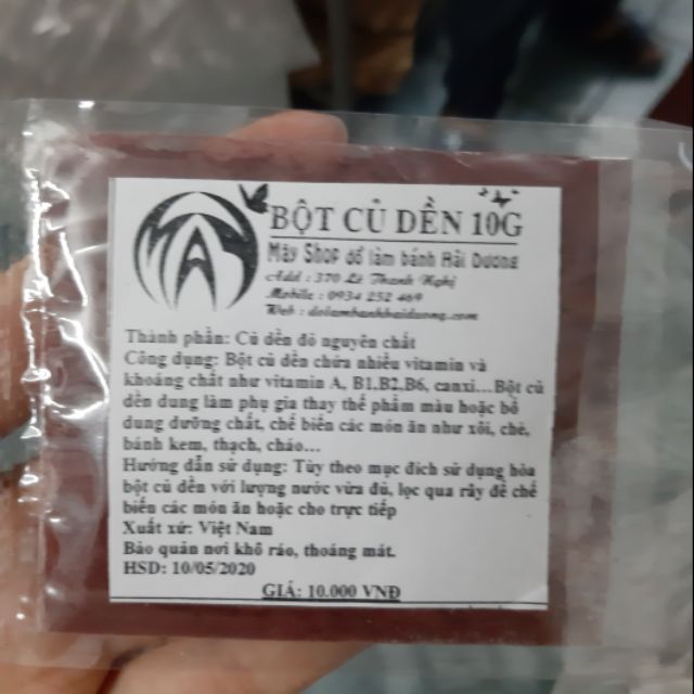 Bột củ dền