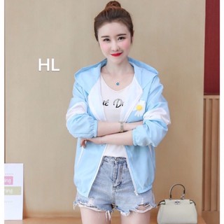Áo gió hoa cúc 2 lớp chất đẹp