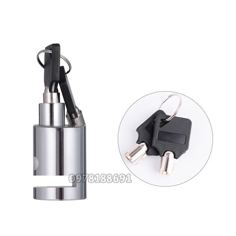 Khóa Phanh Đĩa/ Khóa Dây 4,5 Số Chống Trộm - Bộ Ổ Khóa Bằng Thép Nguyên Khối Chắc Chắn Xe Đạp, Xe Máy Tiện Lợi M101