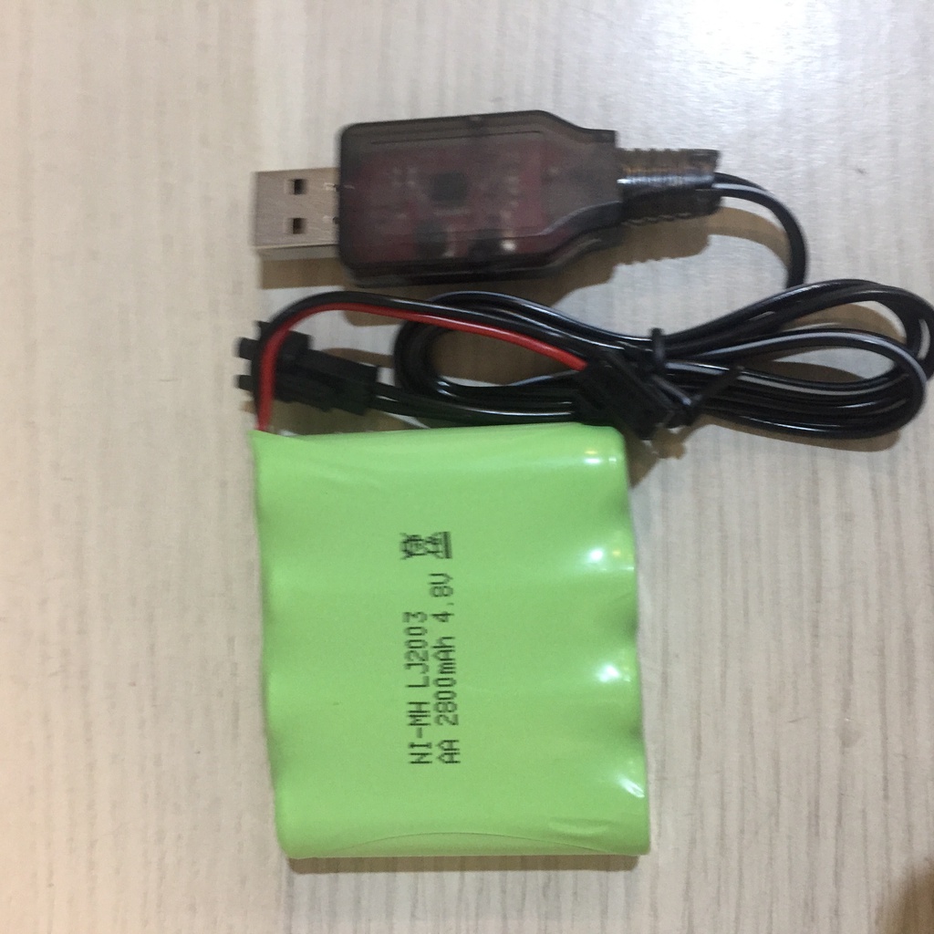 Pin 4.8V - 2800mAh - Ni-Mh - xe điều khiển từ xa