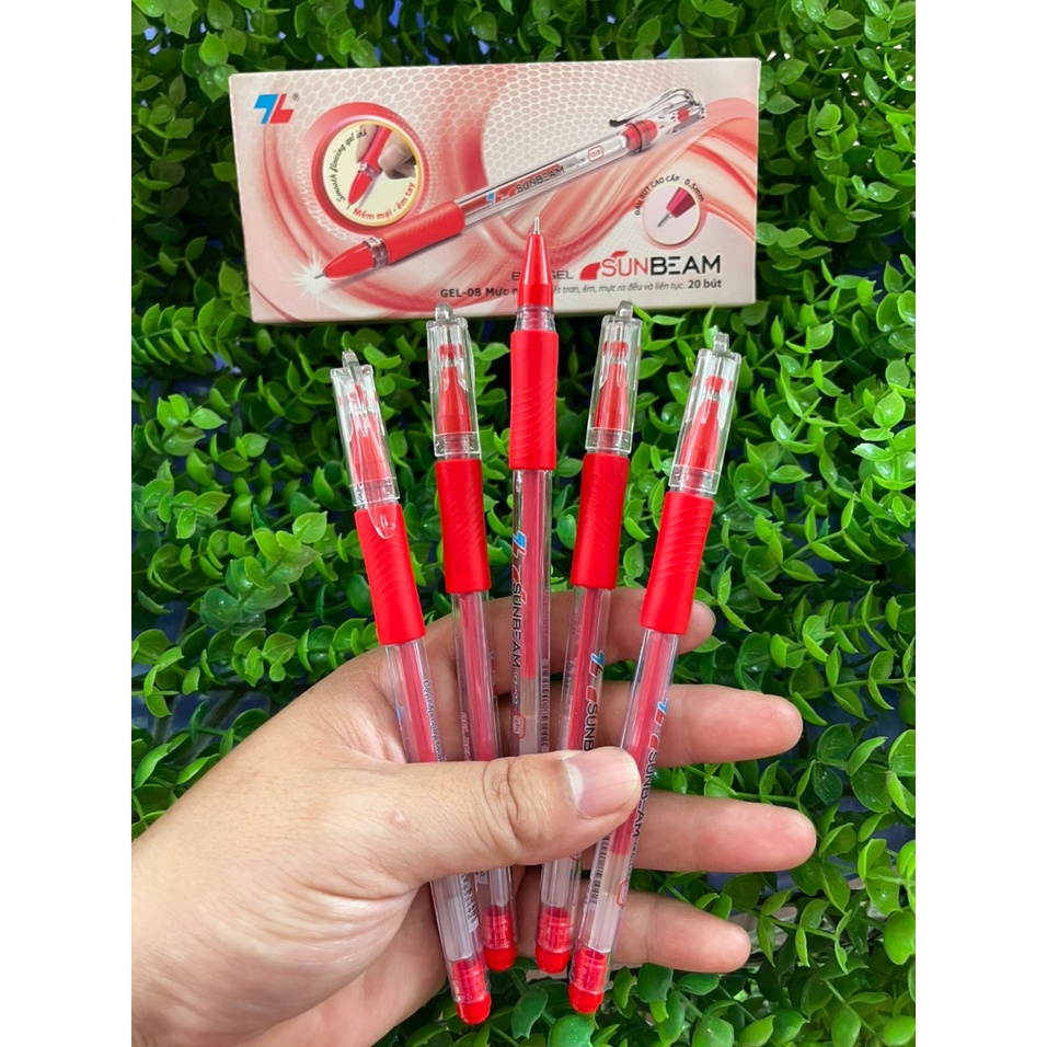 Hộp bút nước Thiên Long - Bút gel TL-Gel08 Xanh Đen Đỏ Tím DCHT