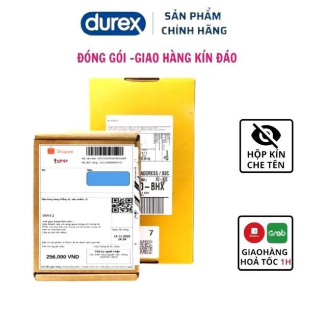 [Gân gai cực khoái] Bao Cao Su Durex Pleasuremax Chính Hãng Tăng Khoái Cảm Hộp 3 bao–durex_officialstore