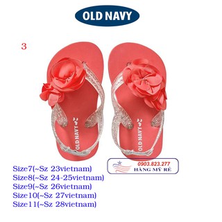 Giày Sandal Old Navy bé gái (Hàng Mỹ xách tay)