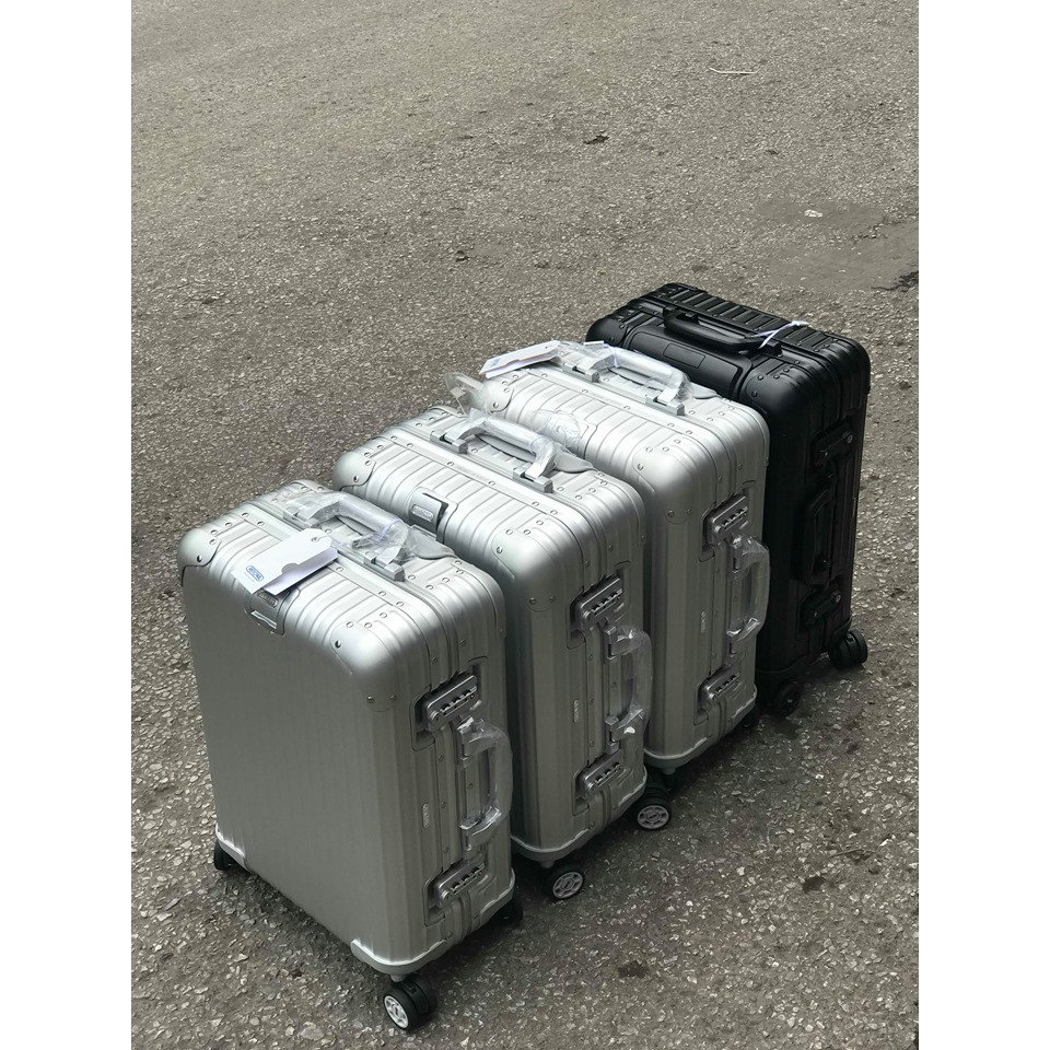 vali kéo rimowa nhôm nguyên khối sz 20" hàng 1:1