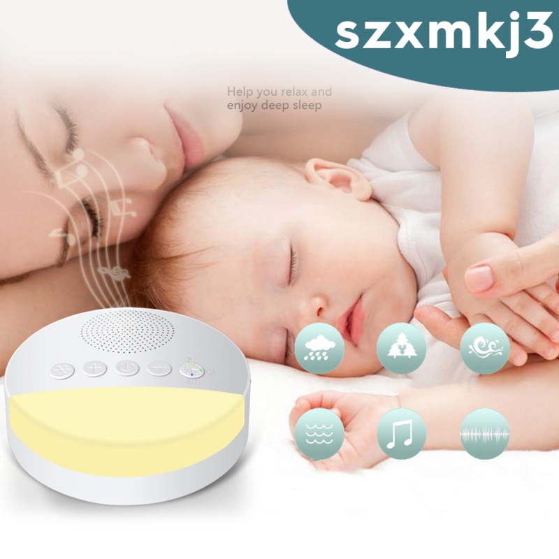 Tutoo White Noise Sound Machine Sleep Therapy Plays Soothing Sounds+ Timers