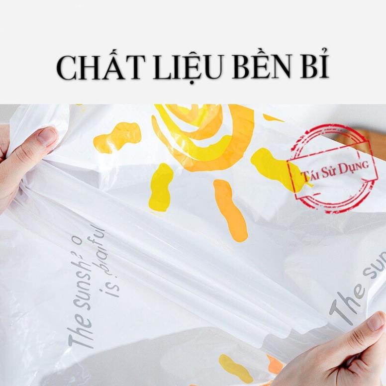 Túi Hút Chân Không Bảo Quản Đựng Bọc Quần Áo Chăn Màn Giày Dép Ba Lớp Khóa ZIP [ Dùng Tay ] Không Cần Bơm Hút