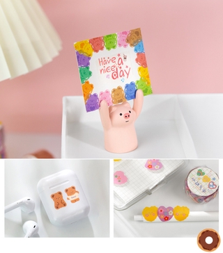 Cuộn 100 miếng dán trang trí dễ thương