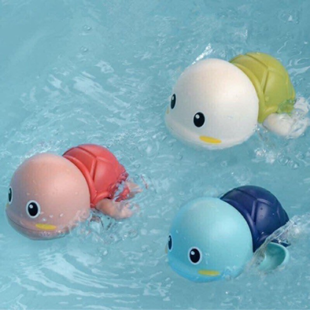 Đồ chơi nhà tắm rùa thả bồn bơi vặn cót cho bé đáng yêu ngộ nghĩnh DC02