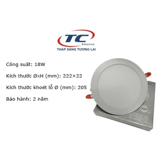 Đèn LED âm trần 18W Duhal (KDGT518)