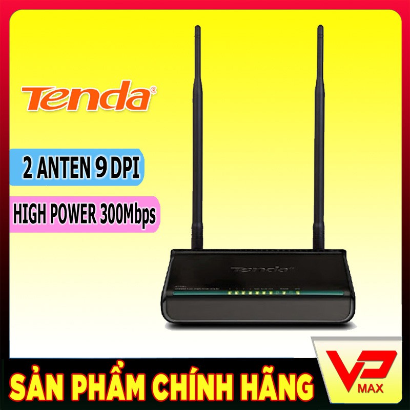 Bộ phát wifi Tenda W309R+ 2 anten 9DPI có thể kích sóng repeater siêu mạnh xuyên tường | BigBuy360 - bigbuy360.vn