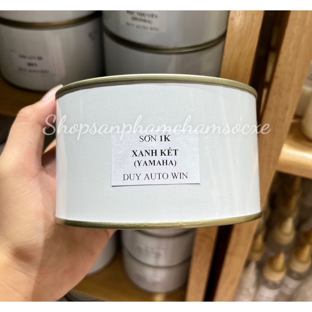 Màu xanh két 1k - Sơn xe máy lon 0.5kg