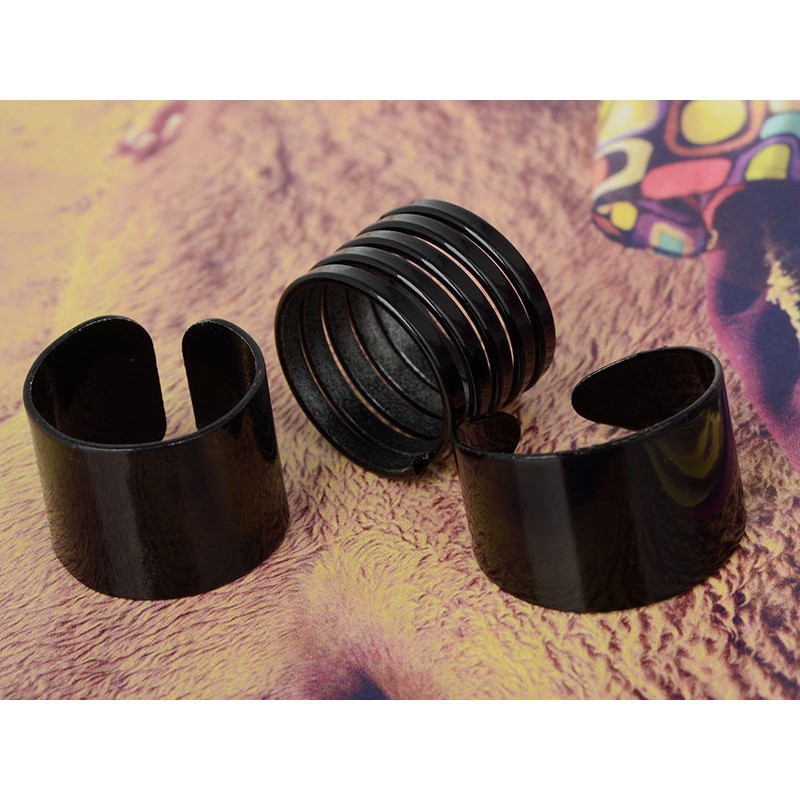 Set 3 Nhẫn Đốt Ngón Tay Màu Đen