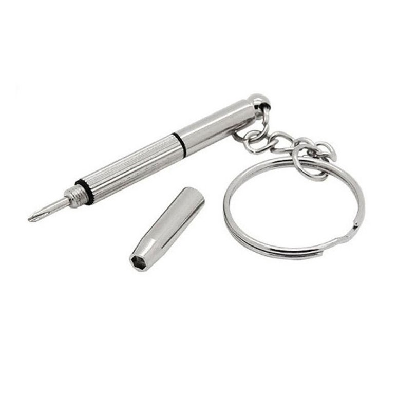 3in1 Eyeglass Screwdriver Sunglass Watch Repair Kit with Keychain