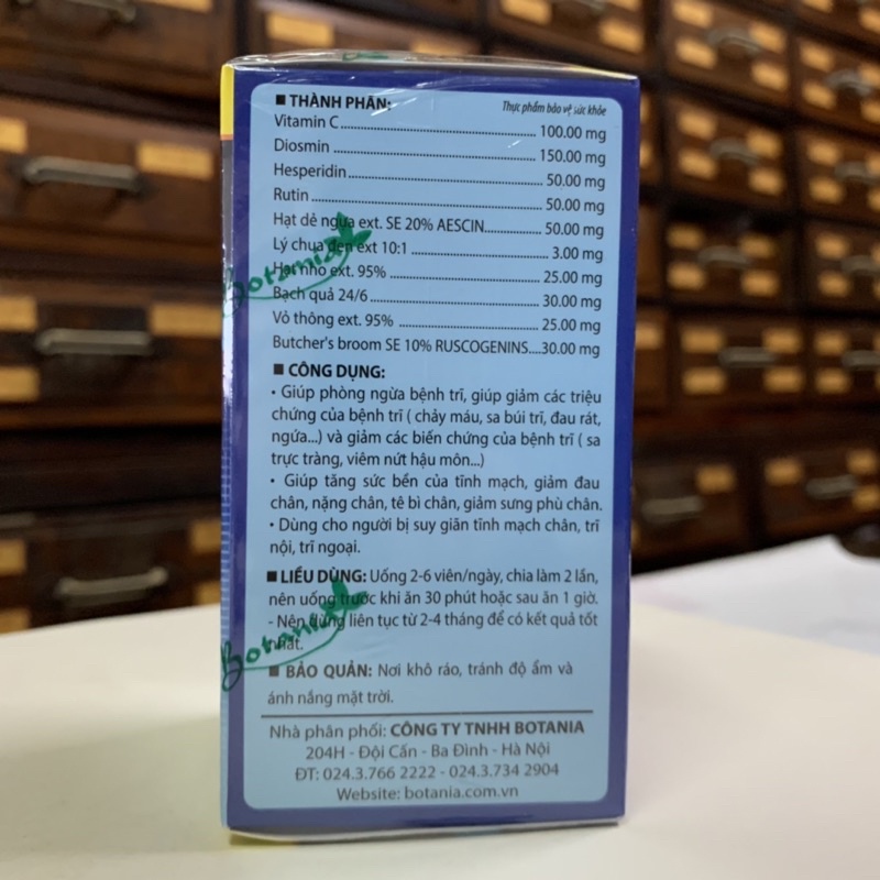 BoniVein - Giãn tĩnh mạch - trĩ