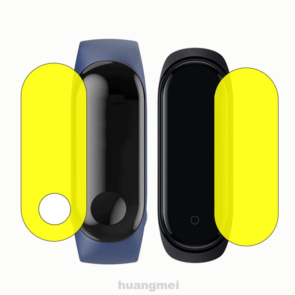 5pcs Screen Protector Dustproof Transparent Full Cover HD Heat Resistant Anti Scratch Smart Bracelet For Mi Band 3