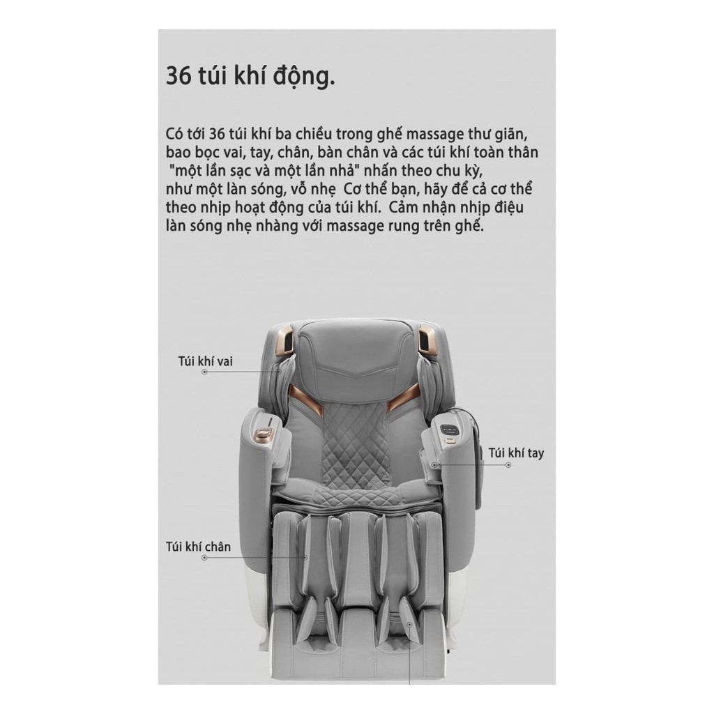 Ghế Massage Xiaomi Joypal Monster V1 AI Leravan Massage toàn thân, bảo hành chính hãng