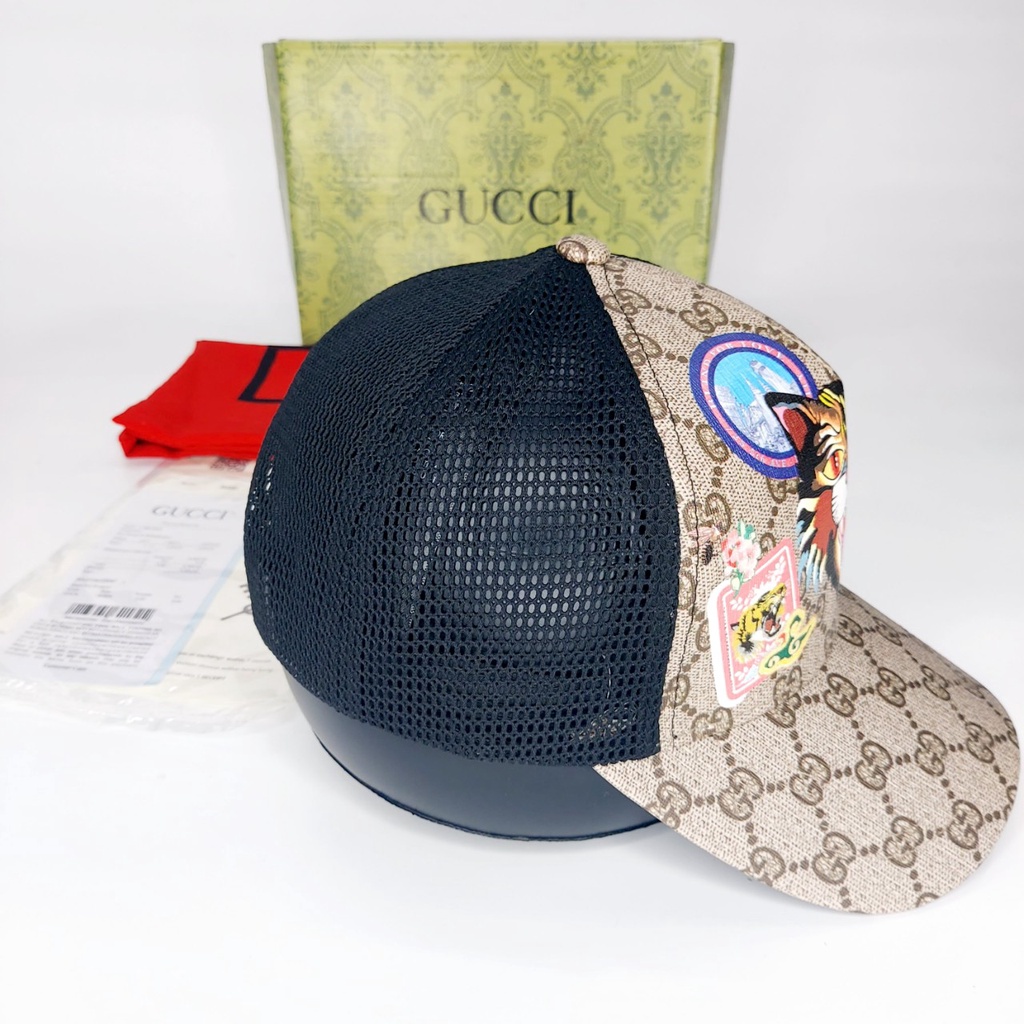 Nón kết gc .Mũ lưỡi trai Gc da cao cấp dập mèo logo full box hộp cực đẹp