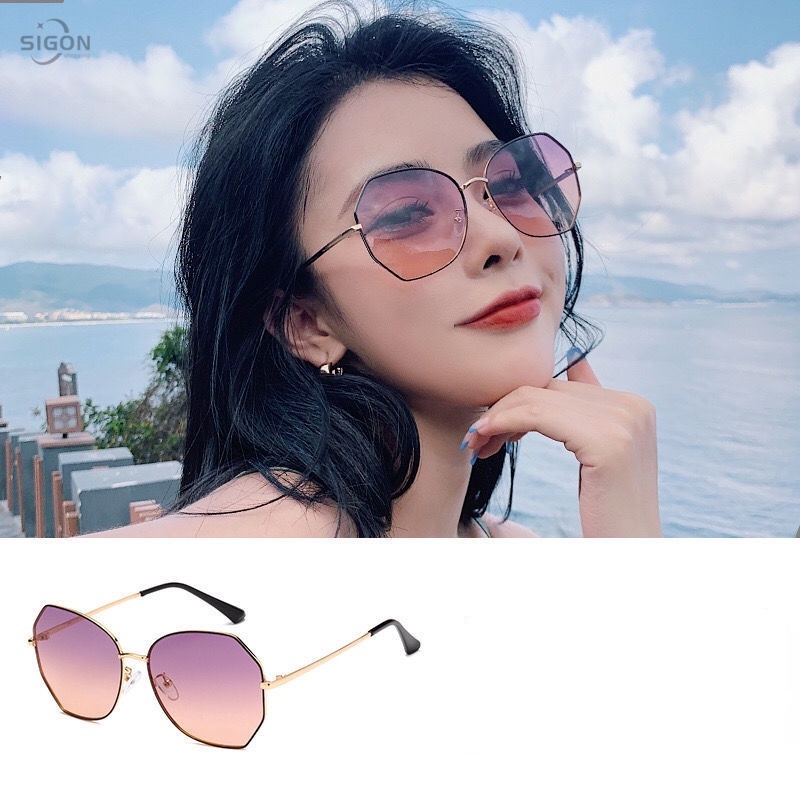 Kính mát phân cực gọng lớn thời trang cho nữ