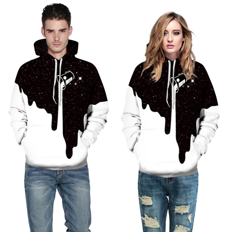 Áo hoodie dài tay in họa tiết 3D thời trang cá tính dành cho cả nam và nữ