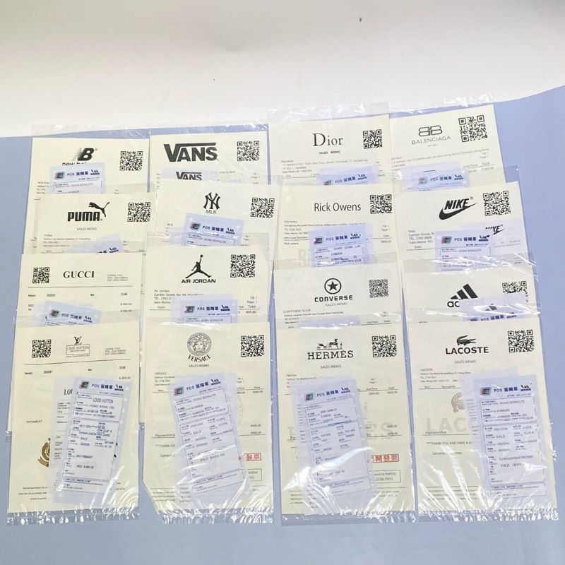 Bill thương hiệu các hãng giày dép túi xách