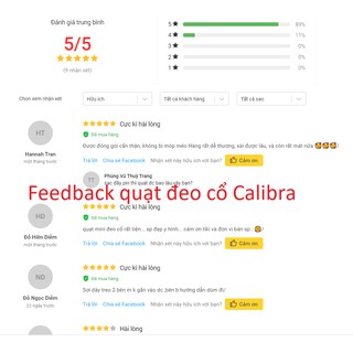 Quạt đeo cổ cao cấp Calibra CQ-E888