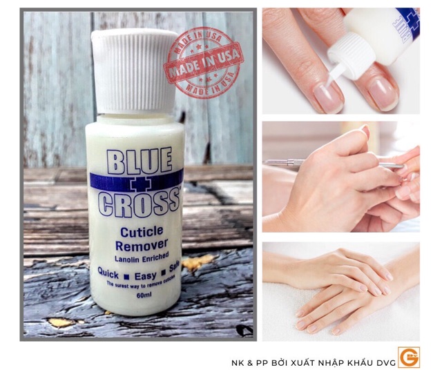 Kem mềm da Mỹ không cần ủ Blue Cross Cuticle Remover