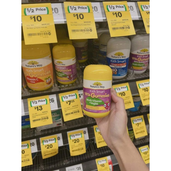 Vita Gummies Nature's Way,kẹo gum bổ xung vitamin cho bé