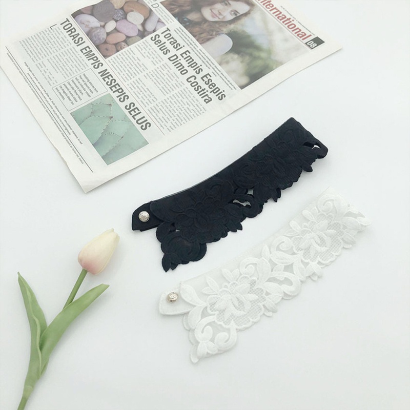 Vòng cổ choker vải organza phối ren thêu hoa rỗng kiểu vintage thanh lịch cho nữ
 | BigBuy360 - bigbuy360.vn