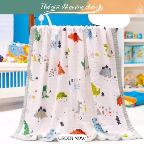 Chăn sợi tre 6 lớp 110×110 cm (C3)