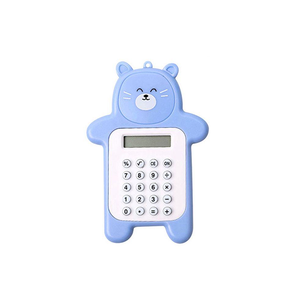 LAKAMIER 1 Máy Tính Tích Hợp Pin Nút Bấm Hình Gấu Mới