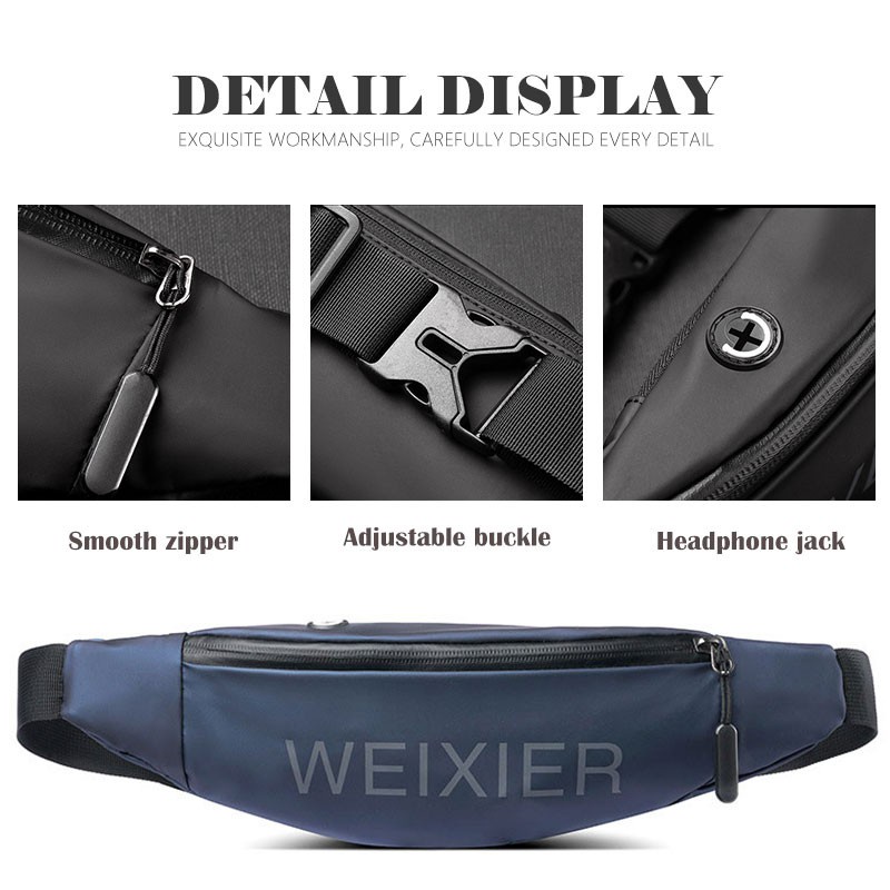 Túi đeo hông Túi đeo thắt lưng Weixier cao cấp chống thấm nước kiểu dáng thời trang | BigBuy360 - bigbuy360.vn