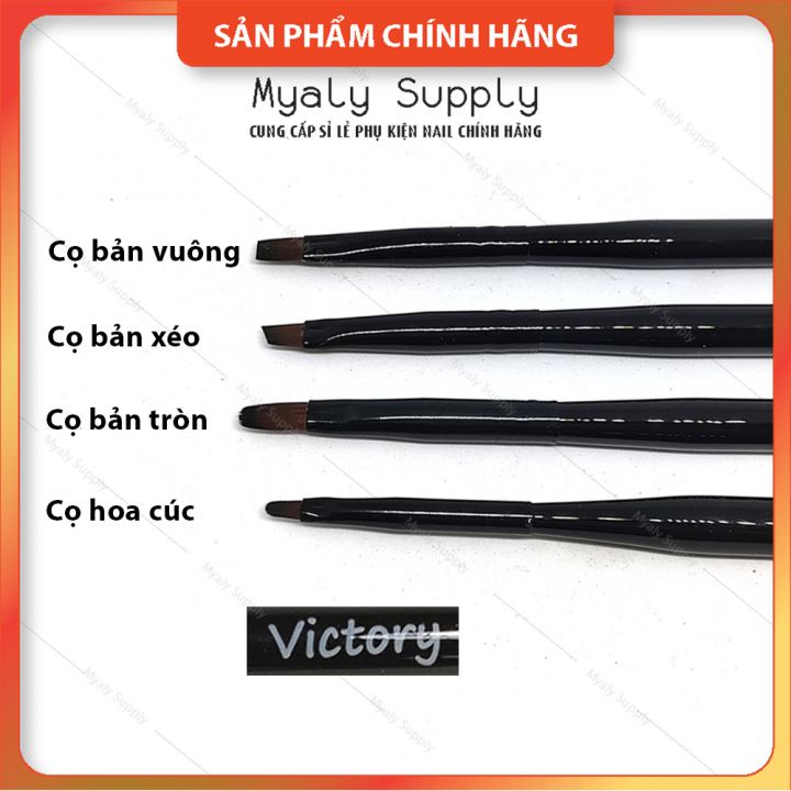 Cọ Bản Nail Tròn Vuông Xéo Vẽ Nail Vẽ Hoa Cọ Victory