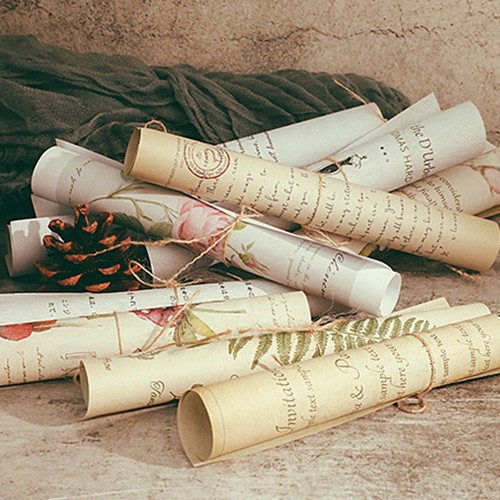 Giấy trang trí đa dụng họa tiết phong cách cổ điển xinh xắn tùy chọn