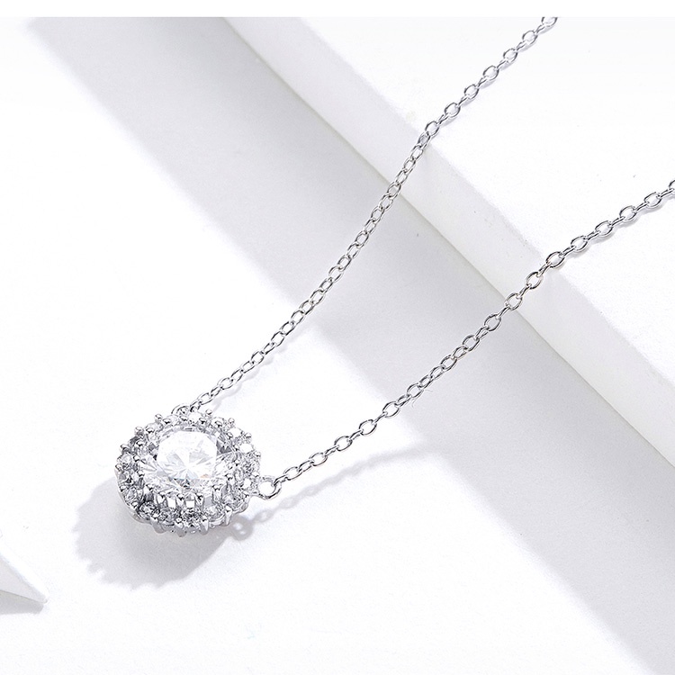 Dây chuyền Bamoer SCN345 bạc 925 làm quà tặng kỷ niệm hợp thời trang cho nữ